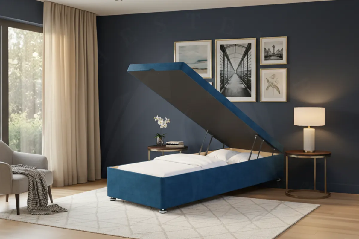 Ottoman Bed Base | Gas Lift Storage Bed