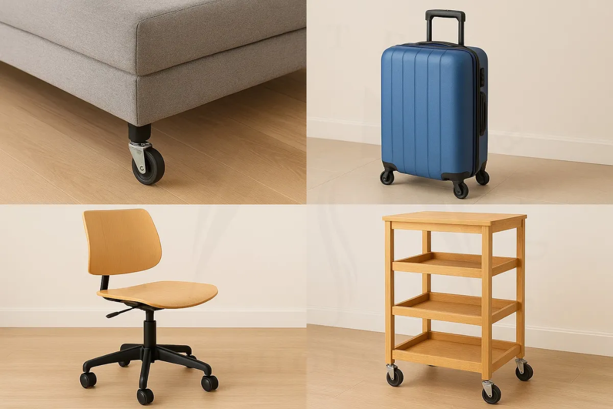 Furniture Castors Wheels (With Inserts)