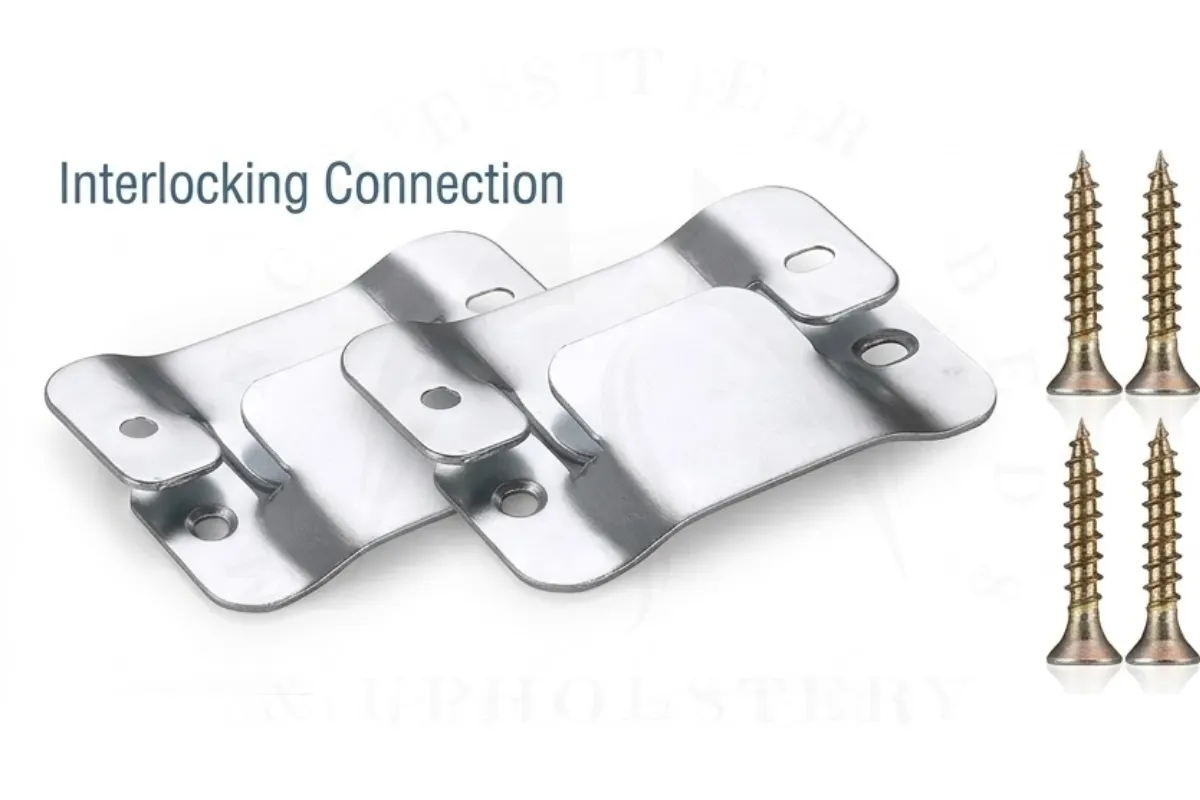 Connector Clips Interlocking Metal Bed Brackets