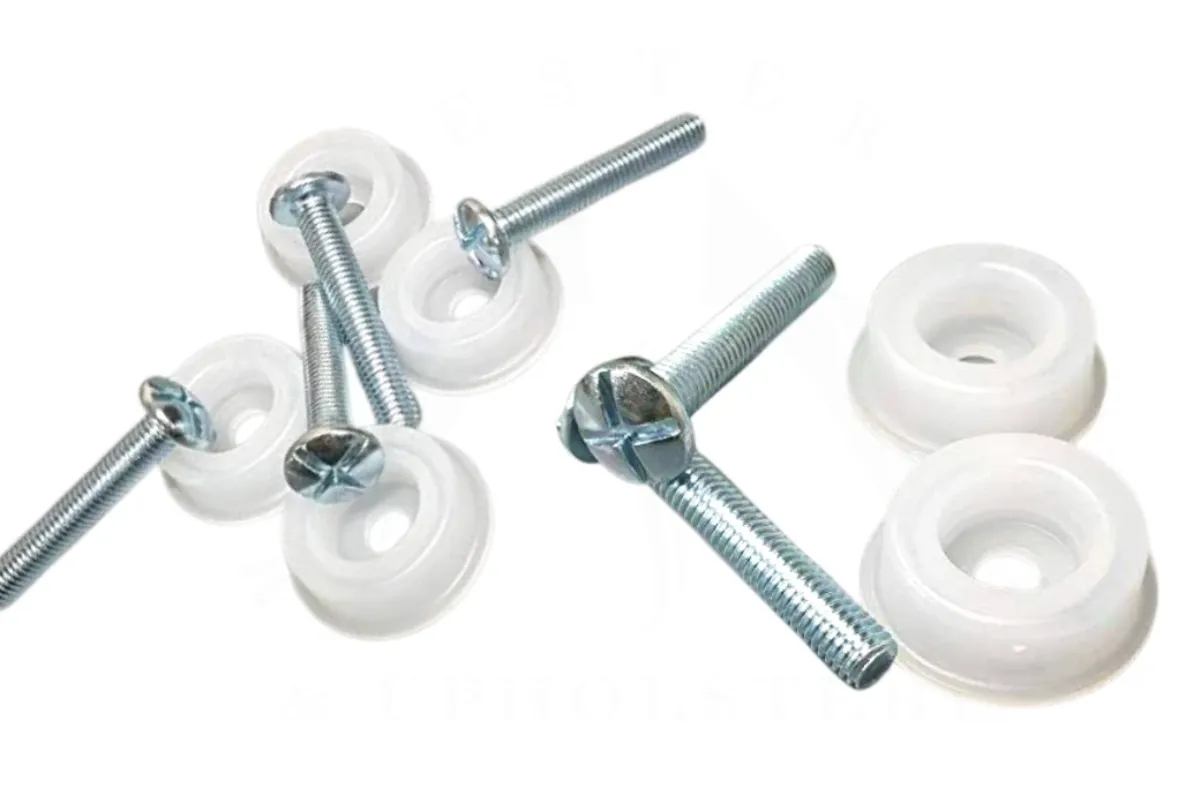 Headboard Bolts Complete with Plastic Washer – Headboard Fixing Screw Set
