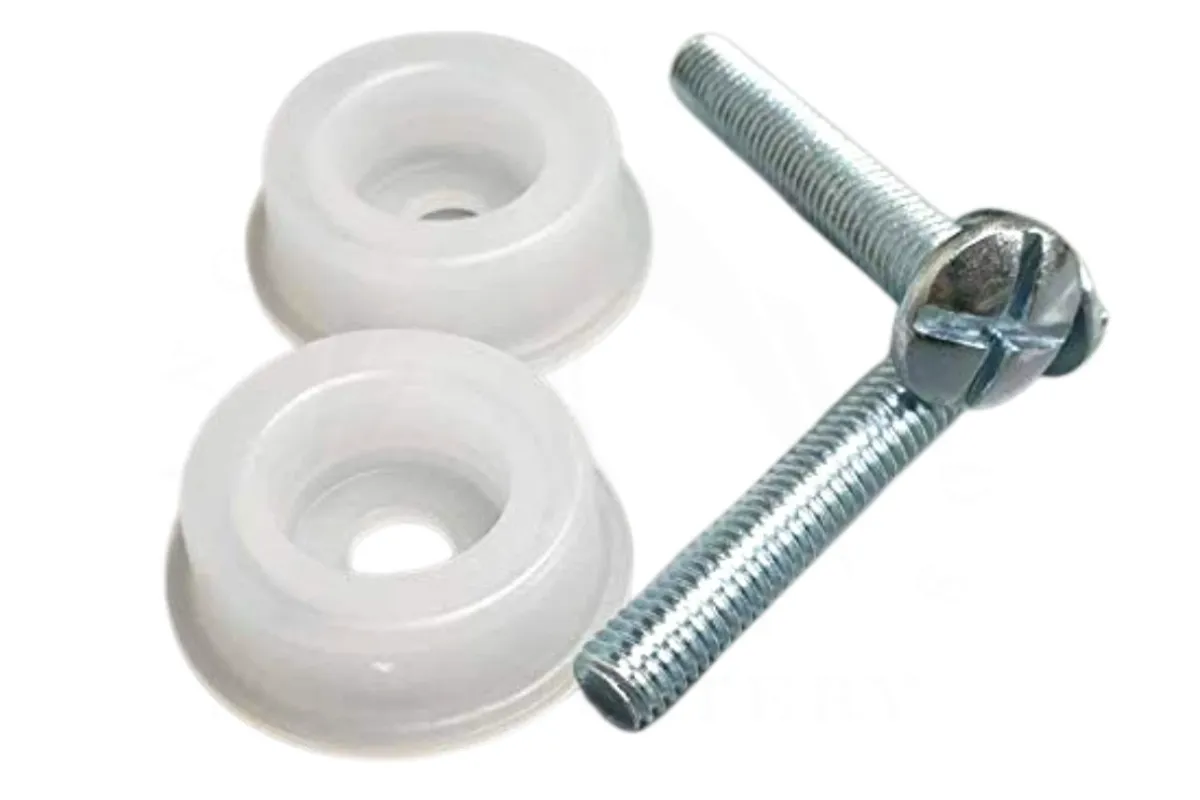 Headboard Bolts Complete with Plastic Washer – Headboard Fixing Screw Set