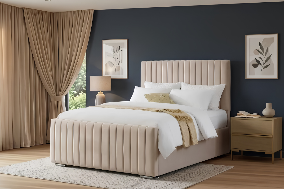LUNA Paneled Divan Bed Frame3